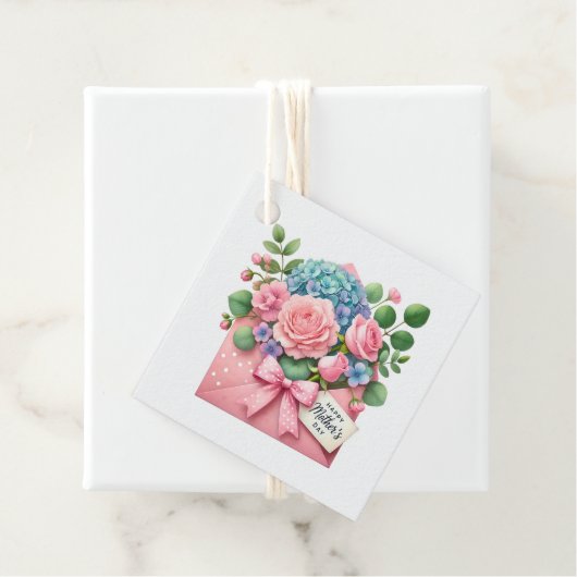 Moederdag cadeaukaartje bedankjes labels (In situ)