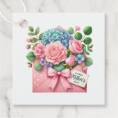 Moederdag cadeaukaartje bedankjes labels (Voorkant)