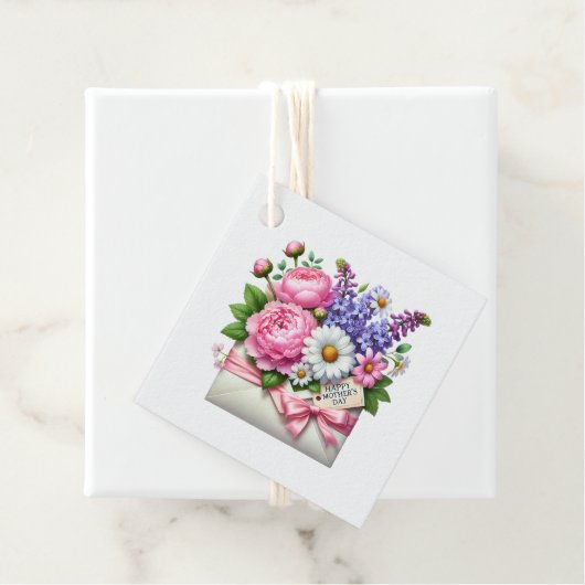 Moederdag cadeaukaartje bedankjes labels (In situ)
