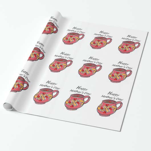 Moederdag Cadeaupapier (Uitgerold)