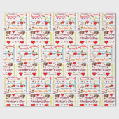 Moederdag Cadeaupapier (Vlak)