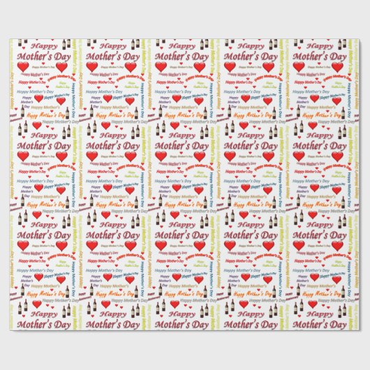 Moederdag Cadeaupapier (Vlak)