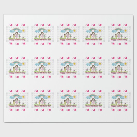Moederdag Cadeaupapier (Vlak)