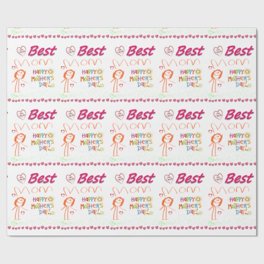 Moederdag Cadeaupapier (Vlak)