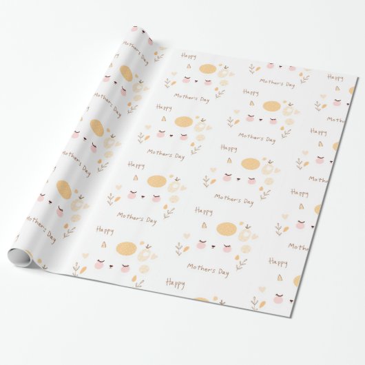 Moederdag Cadeaupapier (Uitgerold)