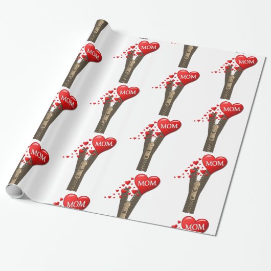 Moederdag Cadeaupapier (Uitgerold)