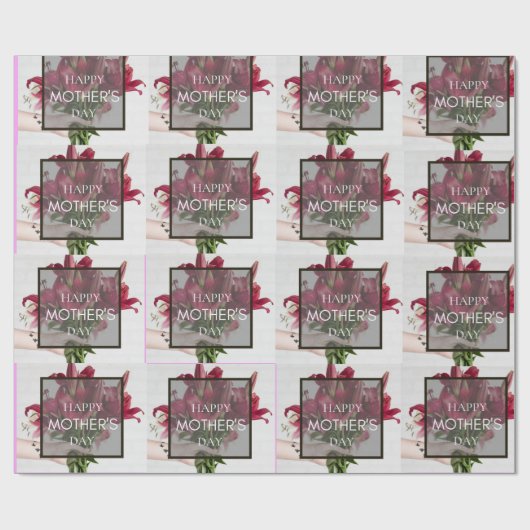 Moederdag cadeaupapier (Vlak)