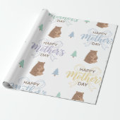 Moederdag-cadeaupapier,  cadeaupapier (Uitgerold)