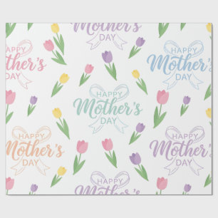 Moederdag-cadeaupapier Gelukkig Moederdag-cadeaupa Cadeaupapier
