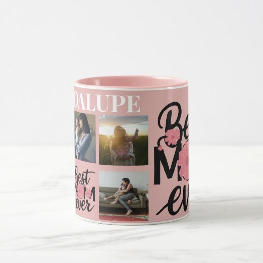 Moederdag Cadeaus Fotocollage Mok (Midden)