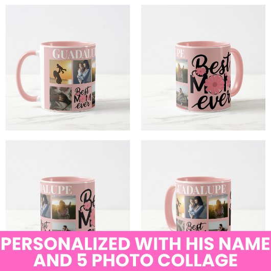 Moederdag Cadeaus Fotocollage Mok