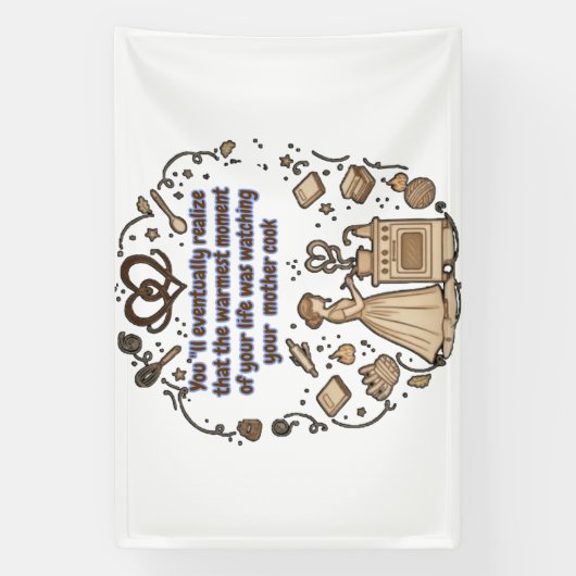 moederdag cadeaus spandoek (Verticaal)