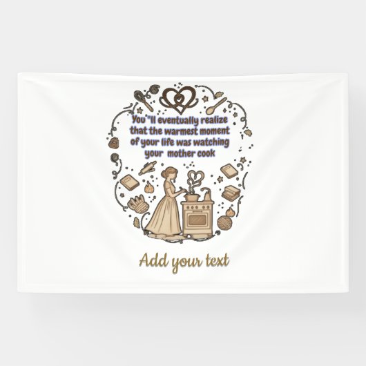 moederdag cadeaus spandoek (Horizontaal)