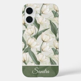 Moederdag cadeaus Tulpen Kunstzinnig Op Maat iPhone 16 Hoesje