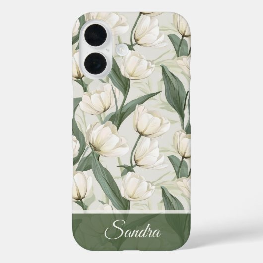 Moederdag cadeaus Tulpen Kunstzinnig Op Maat Case-Mate iPhone Case (Achterkant)