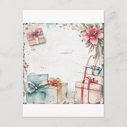 Moederdag Cadeaus Vintage Stijl Briefkaart (Voorkant)