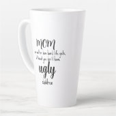 Moederdag cadeaus voor mama koffie latte mok (Linkerhoek)