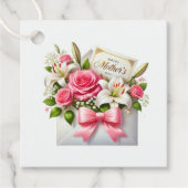 Moederdag Cadeautag  Bedankjes Labels (Voorkant)