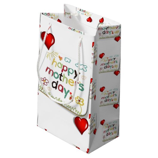 Moederdag Cadeautas (Achterkant Gekanteld)