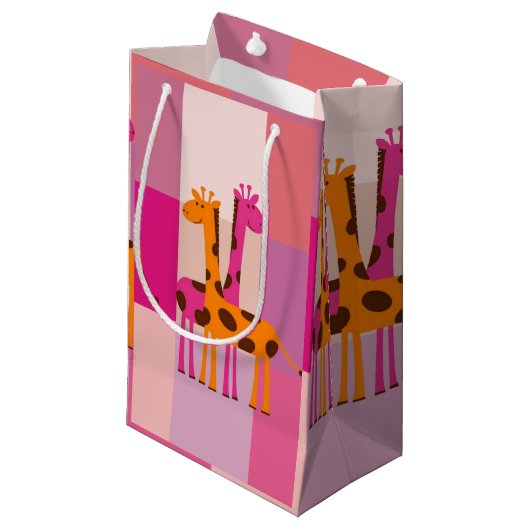 Moederdag Cadeautas Giraffe (Voorkant Gekanteld)