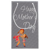 Moederdag Cadeautas - Klein, glanzend (Achterkant)