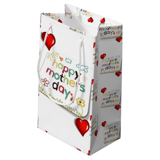 Moederdag cadeautas tas (Achterkant Gekanteld)