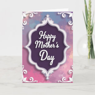 Moederdag cadeautje ingelijste kaart