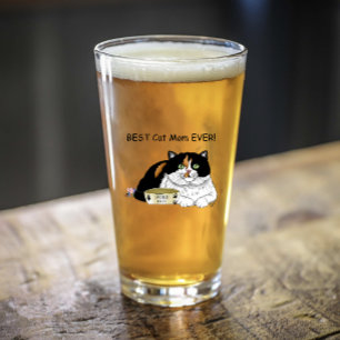 Moederdag Calico Cat Glas