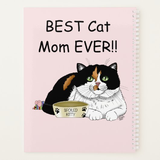 Moederdag Calico Cat Planner (Achterkant)