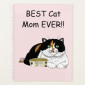Moederdag Calico Cat Planner (Voorkant)