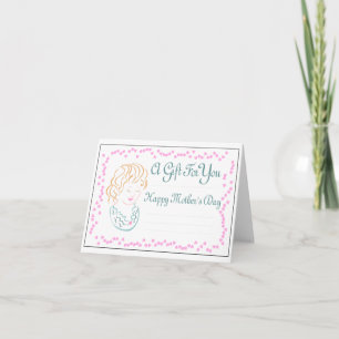 Moederdag Cameo Gift Kaart