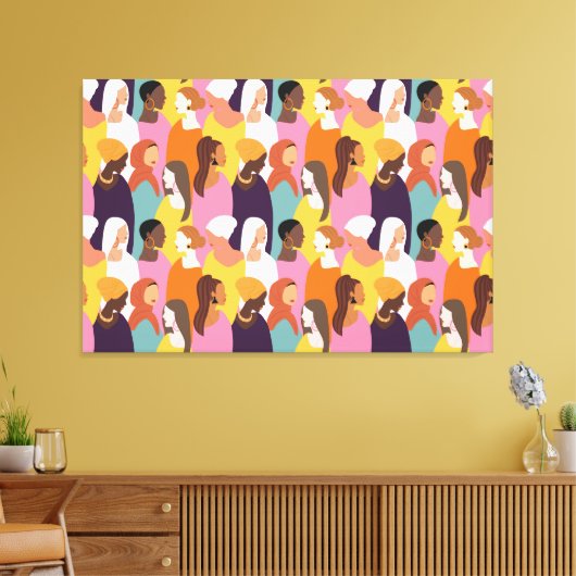 Moederdag Canvas afdrukken (Insitu (Woonkamer))