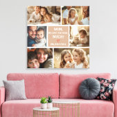 Moederdag Canvas Fotocollage cadeau Afdruk (Insitu (Woonkamer))