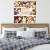 Moederdag Canvas Fotocollage cadeau Afdruk (Insitu (Slaapkamer))
