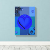 Moederdag Canvas met gerasterd Canvas (Insitu (Houten vloer))