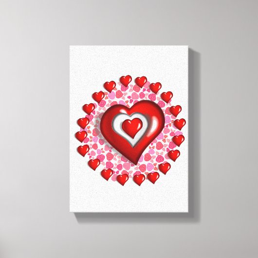 Moederdag Canvas met gerasterd Canvas (Voorkant)