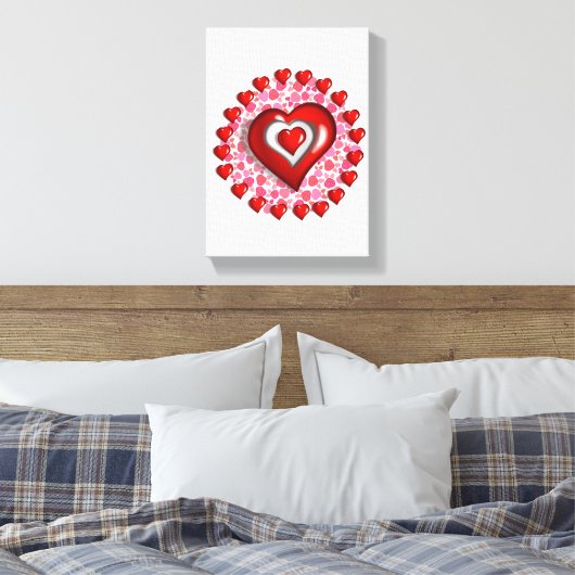 Moederdag Canvas met gerasterd Canvas (Insitu (Slaapkamer))