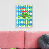 Moederdag Canvas met gerasterd Canvas (Insitu (Woonkamer))