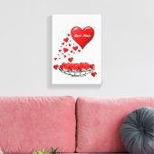 Moederdag Canvas met gerasterd Canvas (Insitu (Woonkamer))