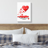 Moederdag Canvas met gerasterd Canvas (Insitu (Slaapkamer))