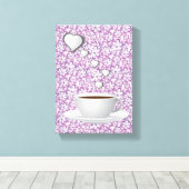 Moederdag Canvas met gerasterd Canvas (Insitu (Houten vloer))