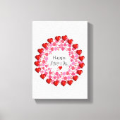 Moederdag Canvas met gerasterd Canvas (Voorkant)