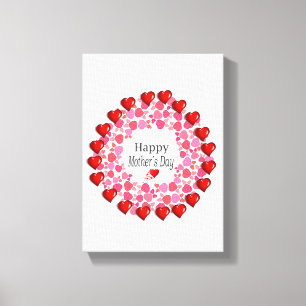 Moederdag Canvas met gerasterd Canvas