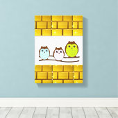 Moederdag Canvas met gerasterd Canvas (Insitu (Houten vloer))