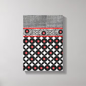 Moederdag Canvas met gerasterd Canvas (Voorkant)