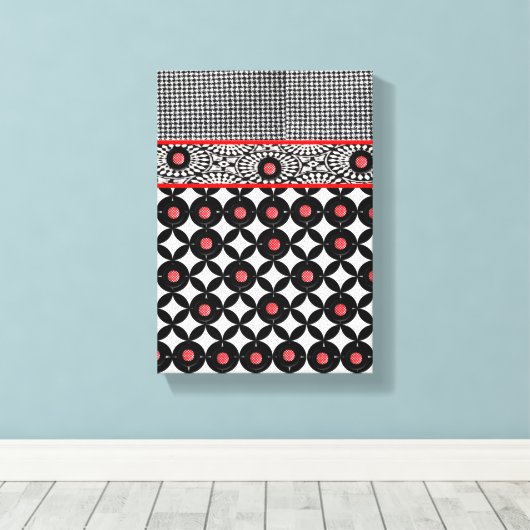 Moederdag Canvas met gerasterd Canvas (Insitu (Houten vloer))