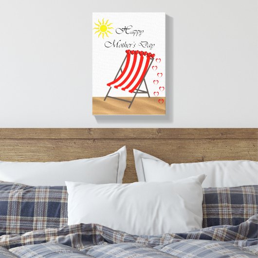 Moederdag Canvas met gerasterd Canvas (Insitu (Slaapkamer))