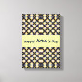 Moederdag Canvas met gerasterd Canvas (Voorkant)