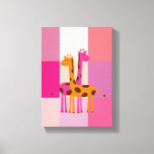 Moederdag Canvas met gerasterd Canvas (Voorkant)