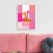 Moederdag Canvas met gerasterd Canvas (Insitu (Woonkamer))